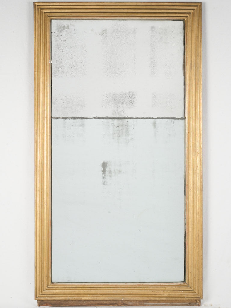 Antique giltwood framed mirror