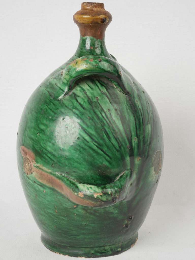 Remarkable Antique Terracotta Conscience Jug