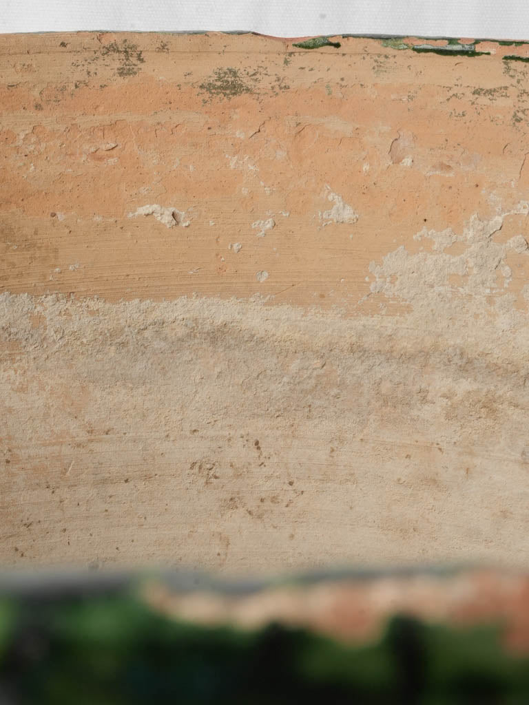 Robust lead-glazed planter