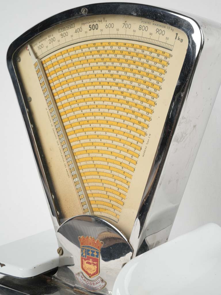 Elegant French tole butchery scale