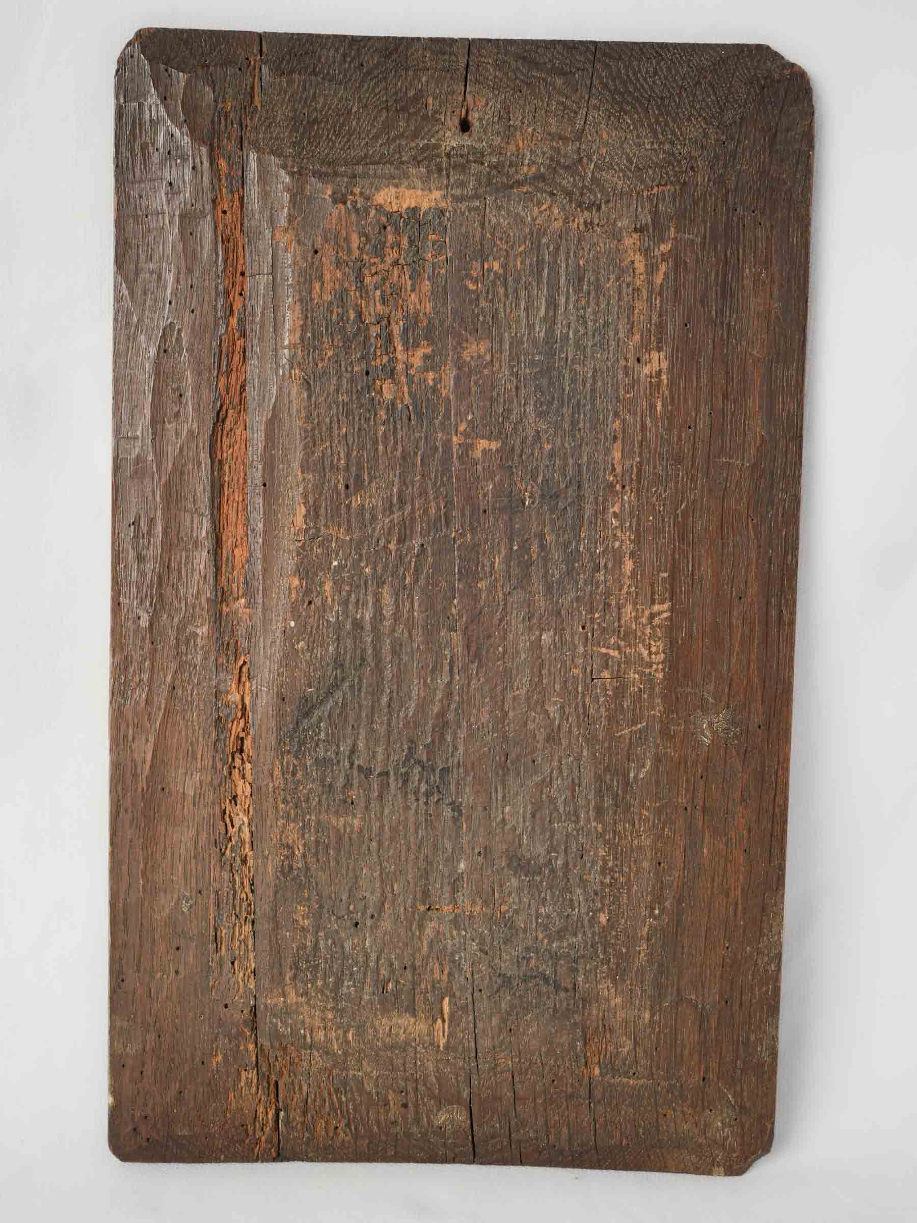 Vintage, Archangel Gabriel wooden panel