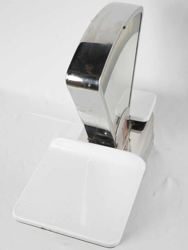 Classic French chrome balance scale