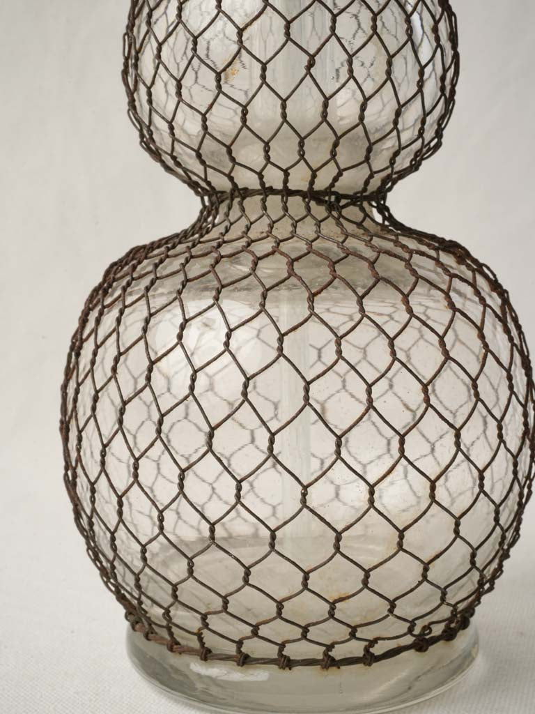 Patina wire-mesh gourd soda siphon