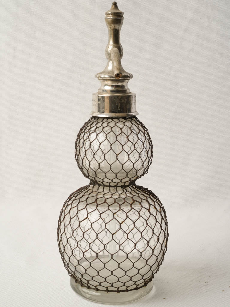 Early 20th-century French soda siphon