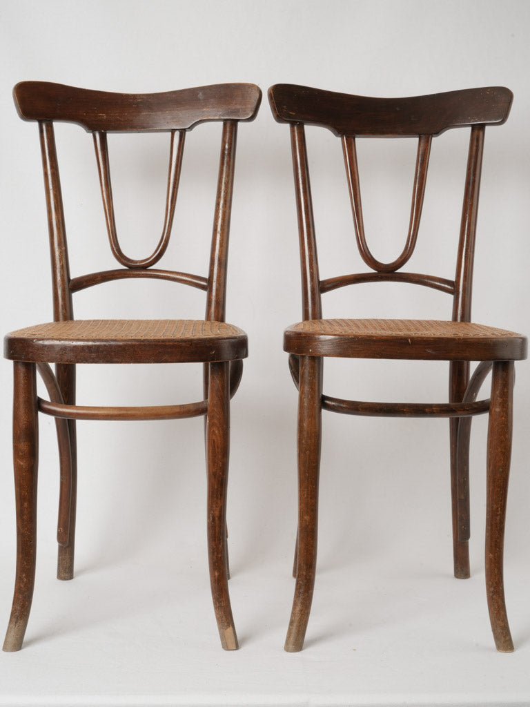 Iconic mid-century French bistro seating