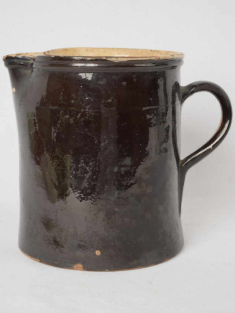 Vintage Savoy yellow-glazed water pitcher