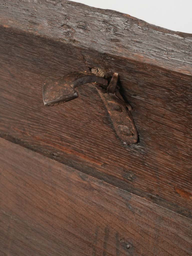 Traditional naive motif blanket chest