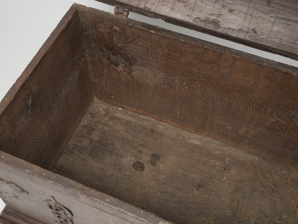 Decorative wrought-iron lockable chest