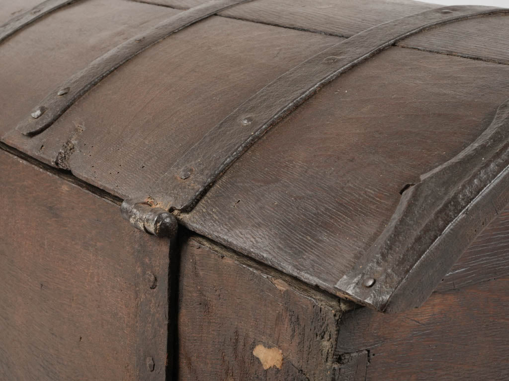 Handcrafted historical chalet-style chest