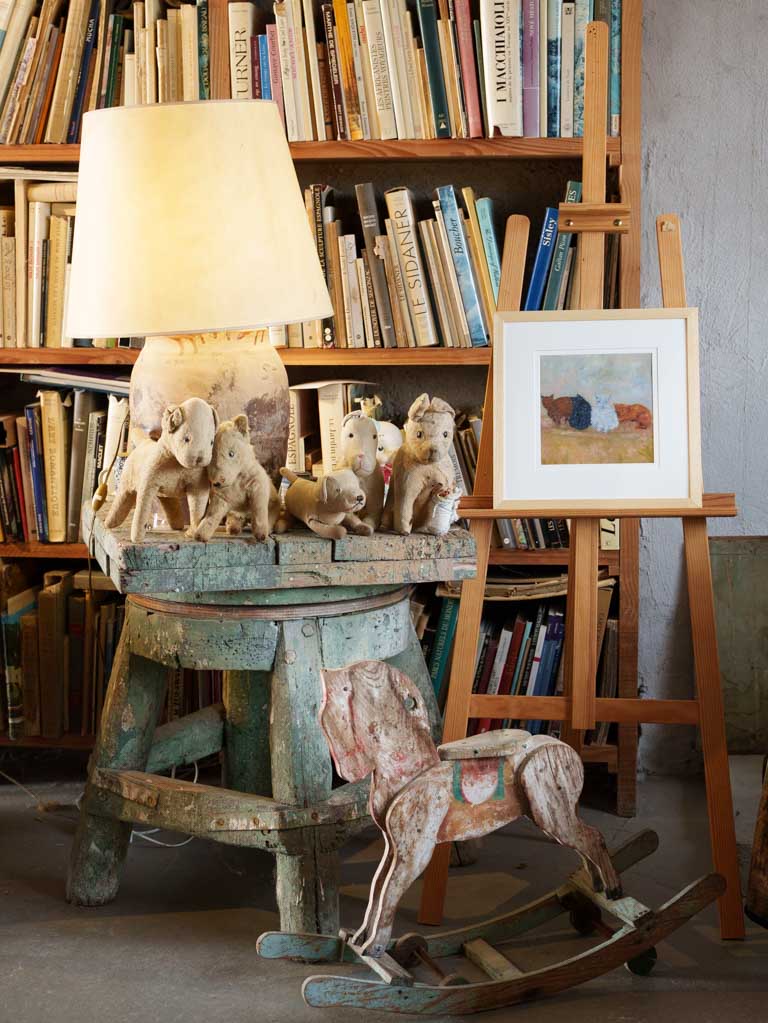 Small Contemporary Painting By Karibou - Entrechats - 15" x 15"