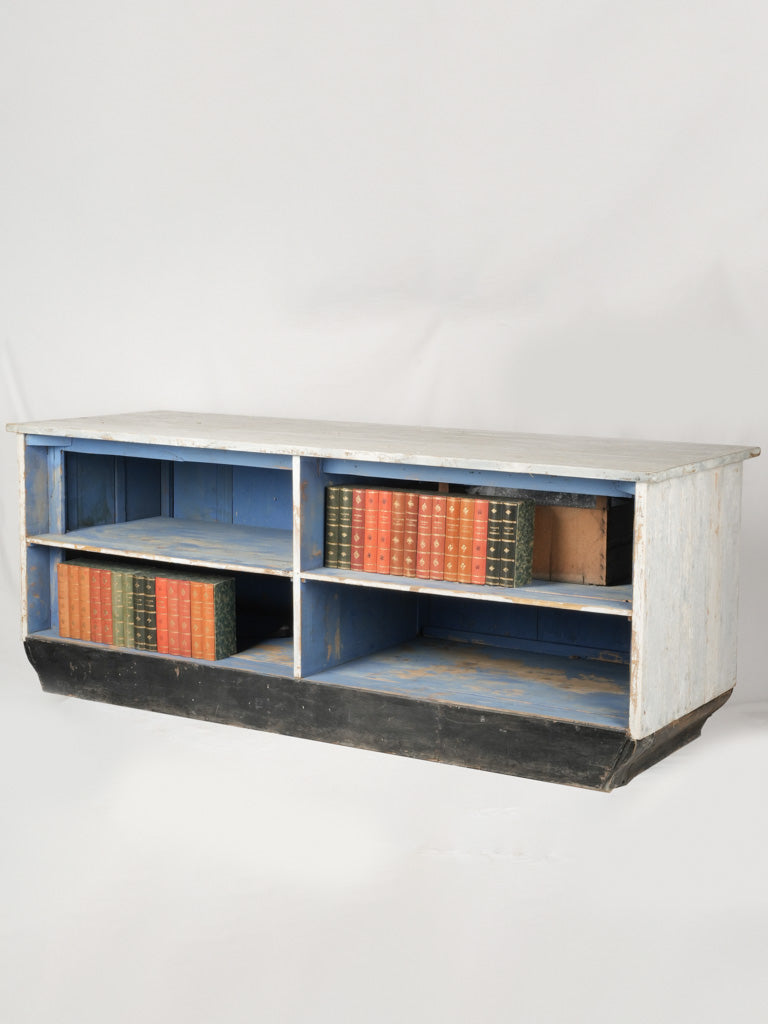 Distressed French shop counter