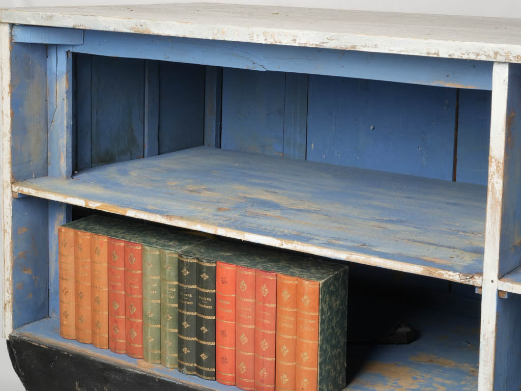 Antique patinated retail display