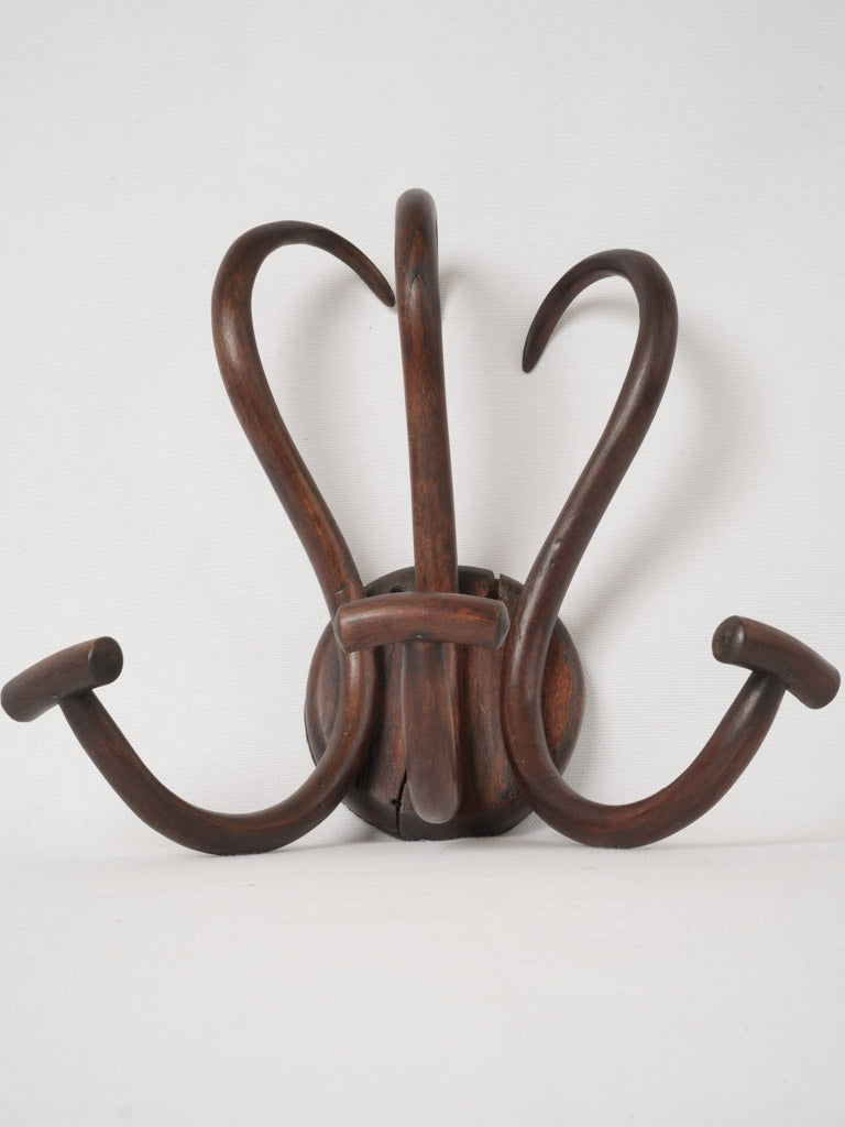 Durable Thonet-like beech coat hook