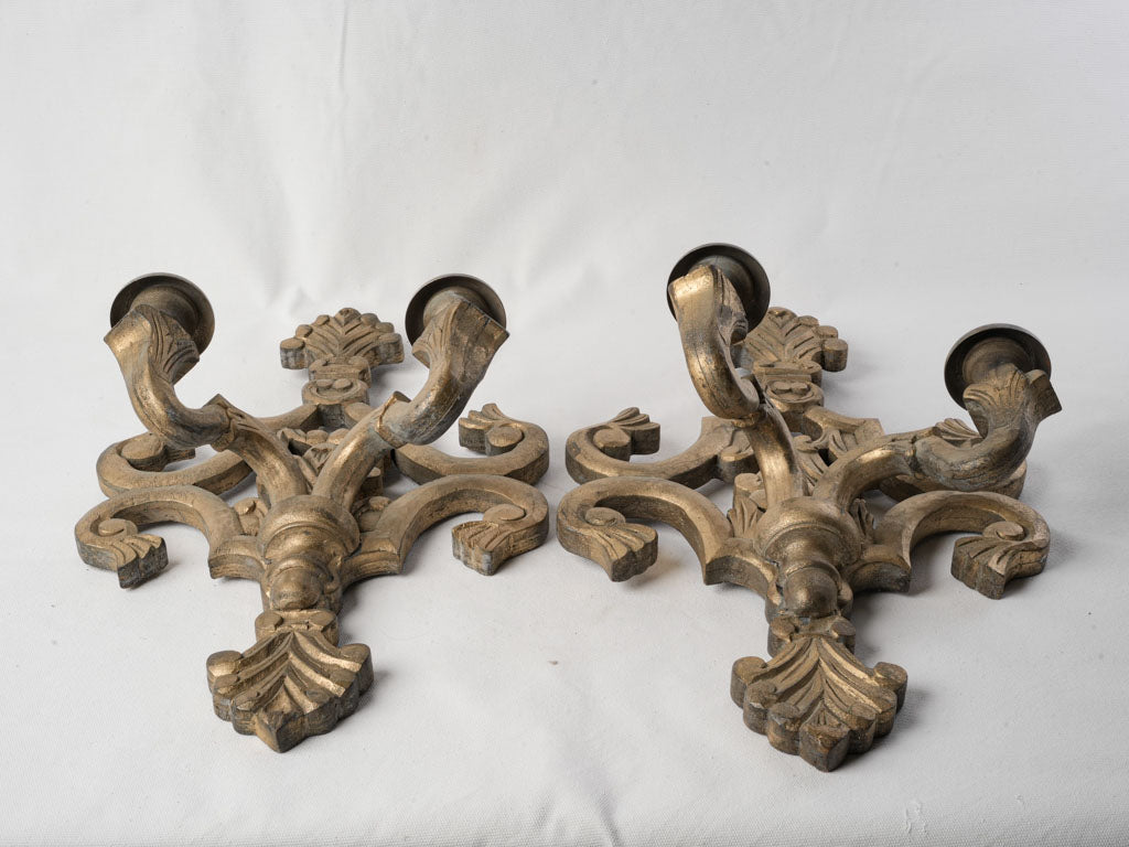 Antique French design wall sconces  