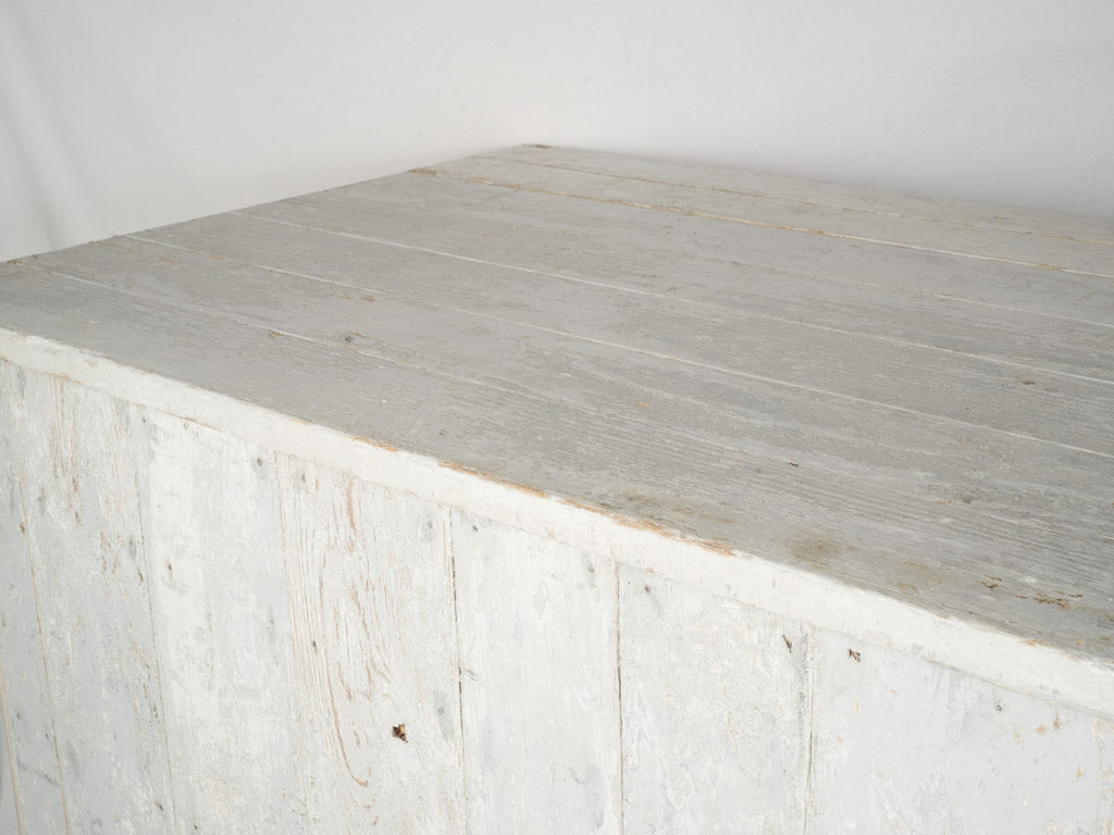Historic seaside shop counter
