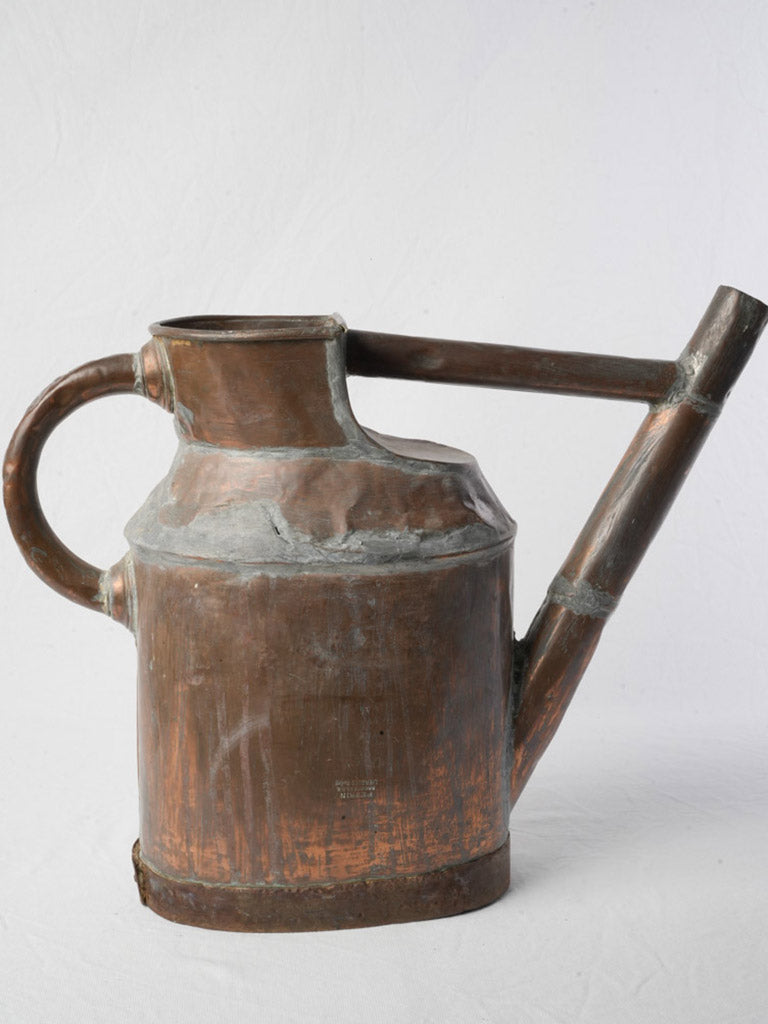 Elegant patina verdigris garden tool