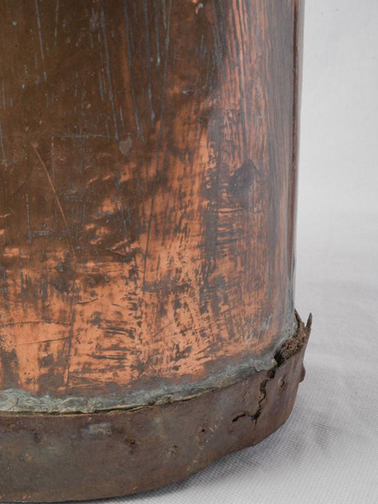 Aged chocolate-brown patina sprinkler