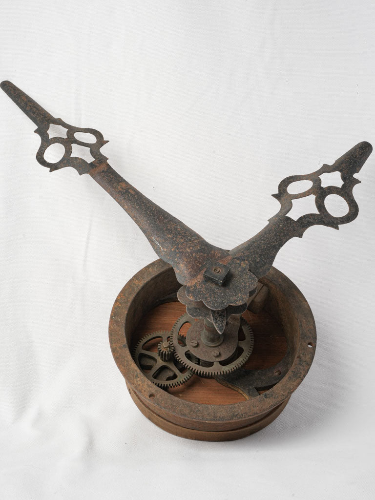 Artistic utilitarian clock hands