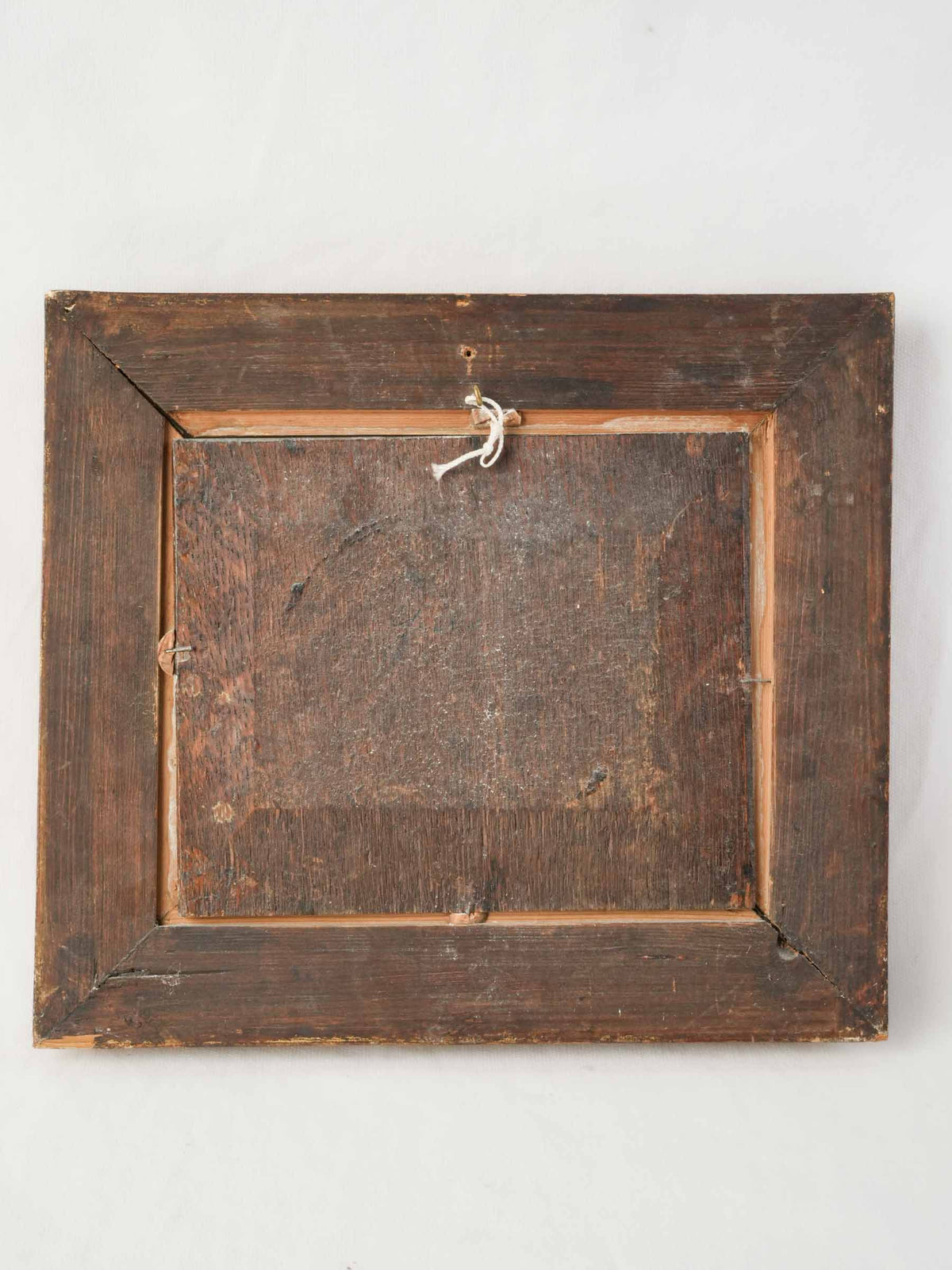 Small 19th-Century Oil on Panel of a Landscape w/ Cavalry Figures, in Giltwood Frame - 11¾" x 13½"