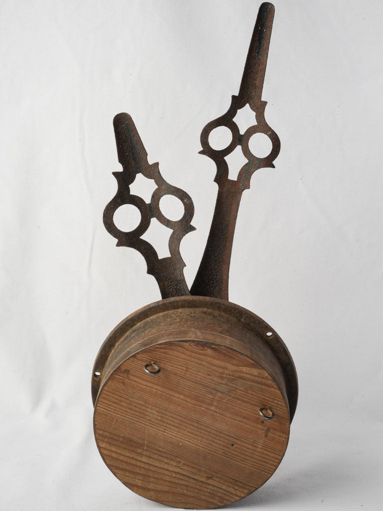 Refined industrial clock piece