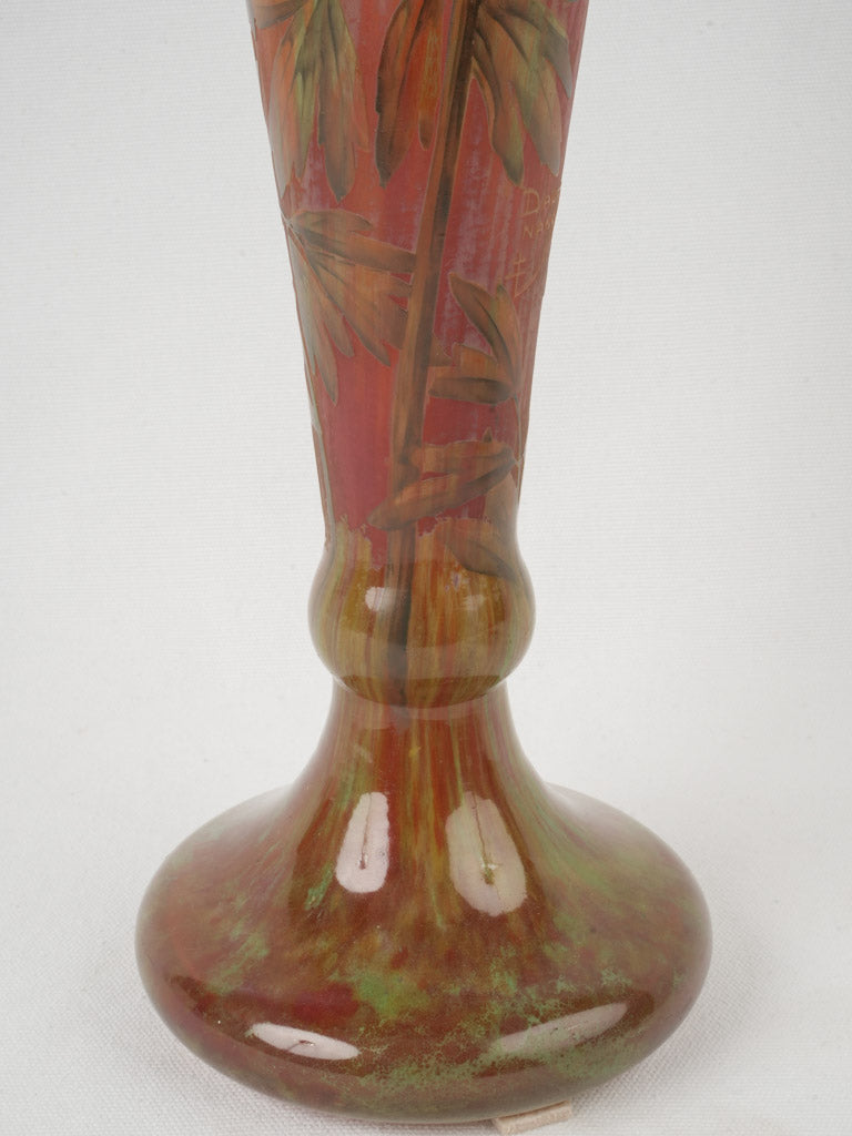 Intricate nature-inspired vase design