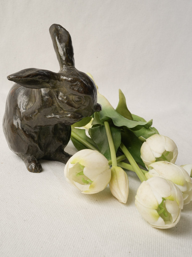 Endearing Art Deco rabbit statuette