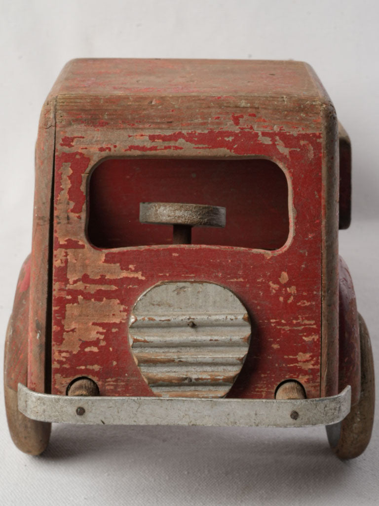 Charming worn patina toy truck
