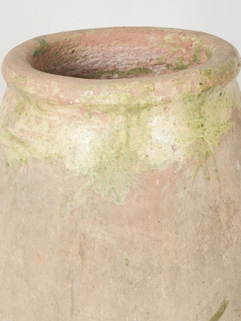 Antique rustic French storage jar