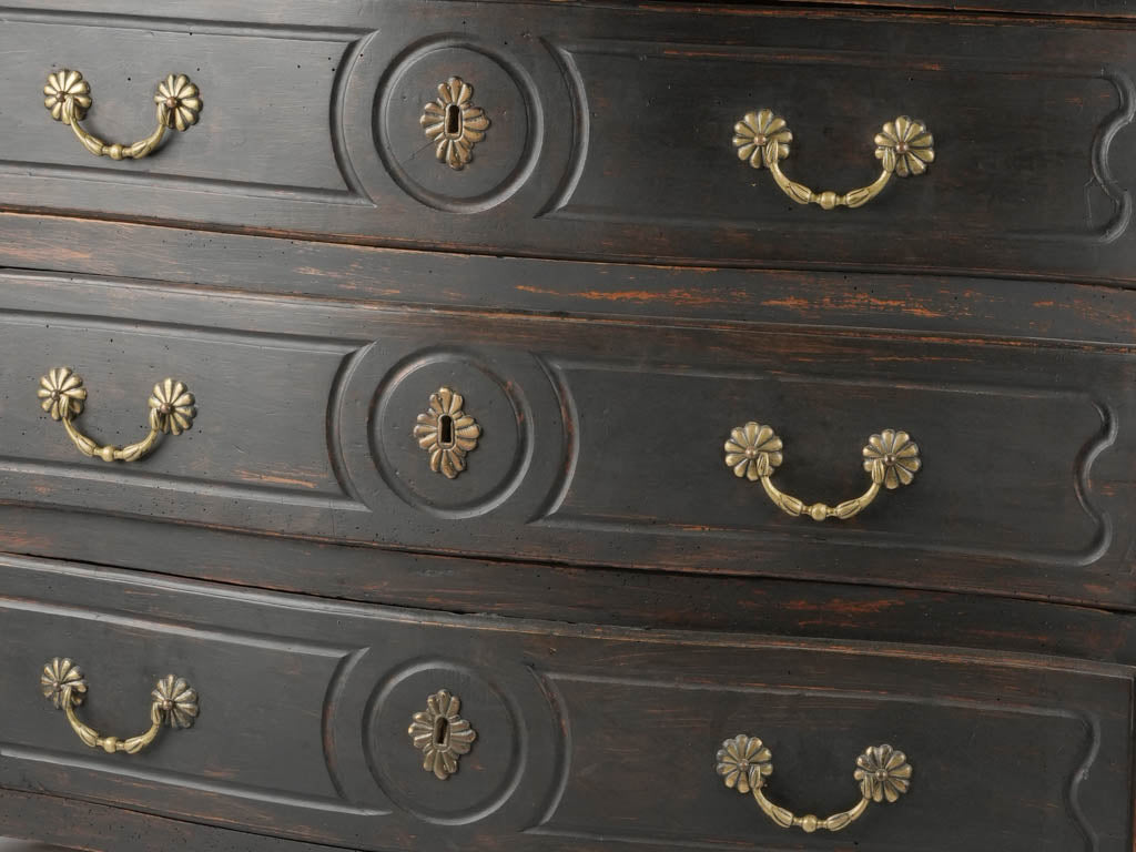 Traditional French oak chest commode