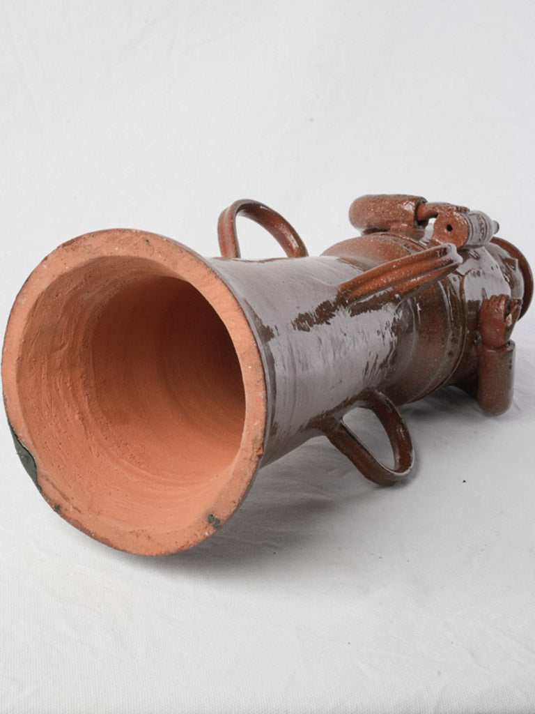 Hand-modeled high-fired stoneware art