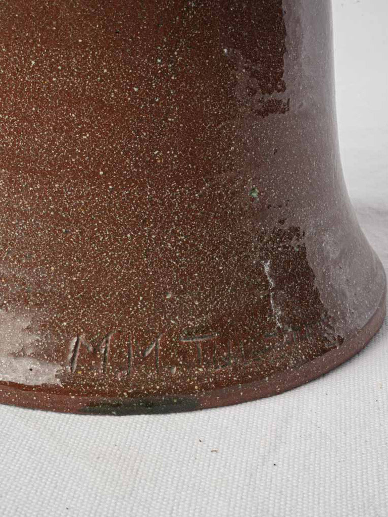 Whimsical Rhône Valley pottery art