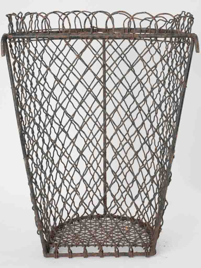 Early 20th-century patina paper bin