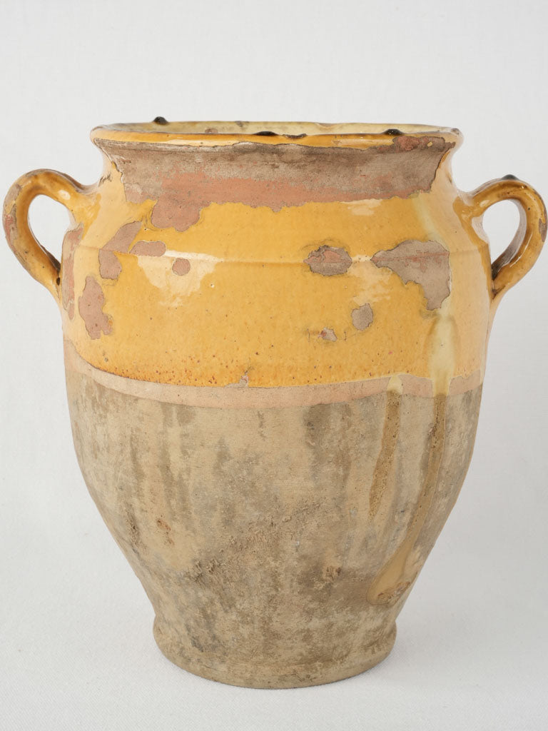 Charming, Antique, Demi-Glazed Confit Pot