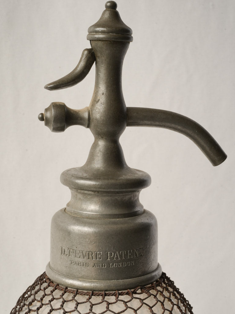 Industrial elegant seltz bottle