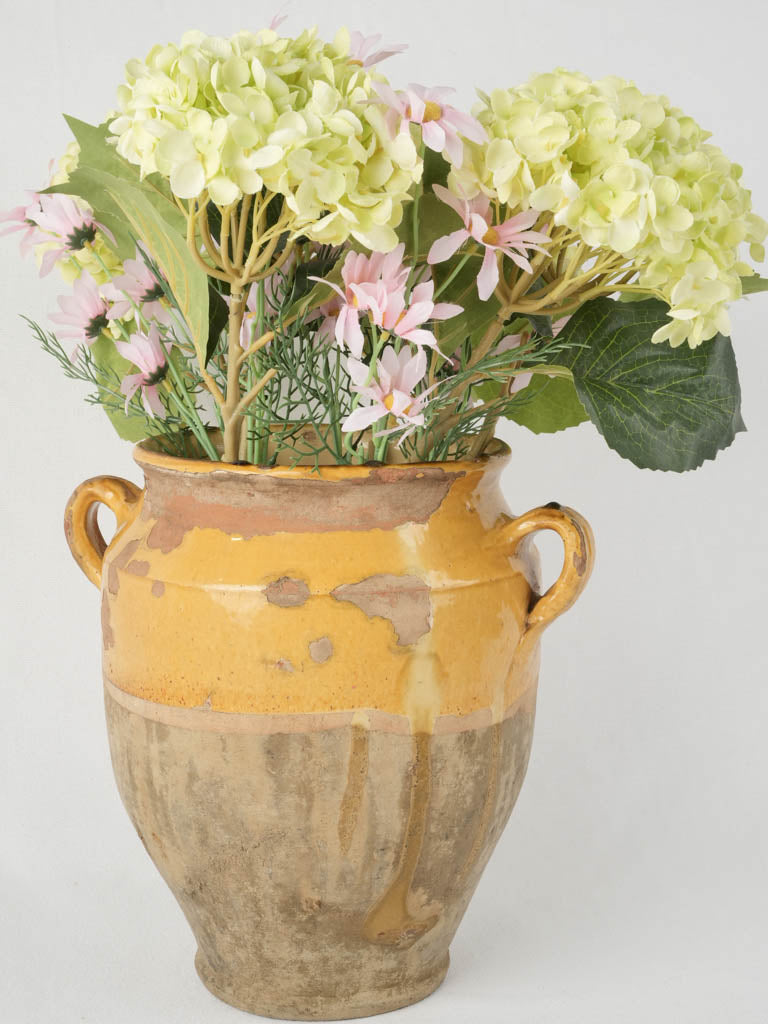 Aged, Yellow Ocher, French Confit Pot