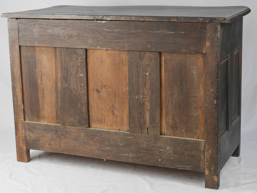 Lovely charming antique black chest