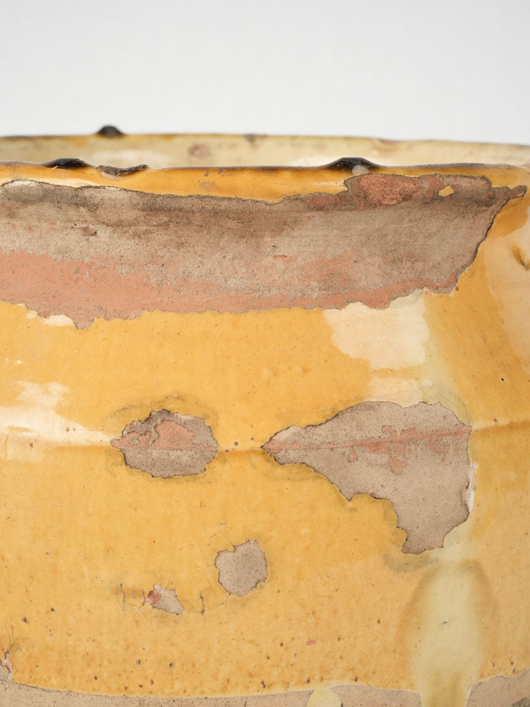 Terracotta, Antique, French Confit Pot