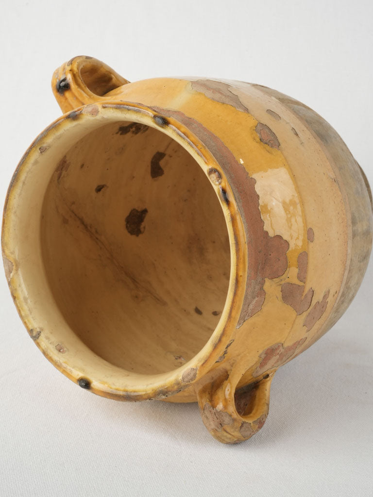 Aged, Southwest France, Yellow Ocher Pot