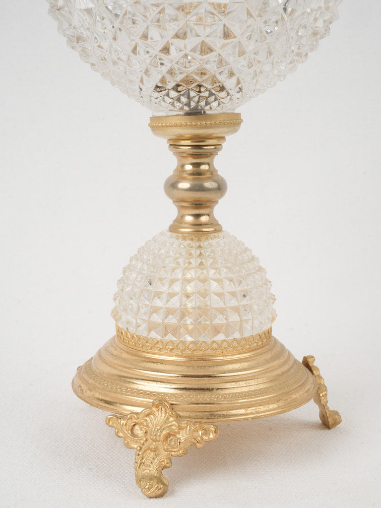 Exquisite antique bronze candy jar