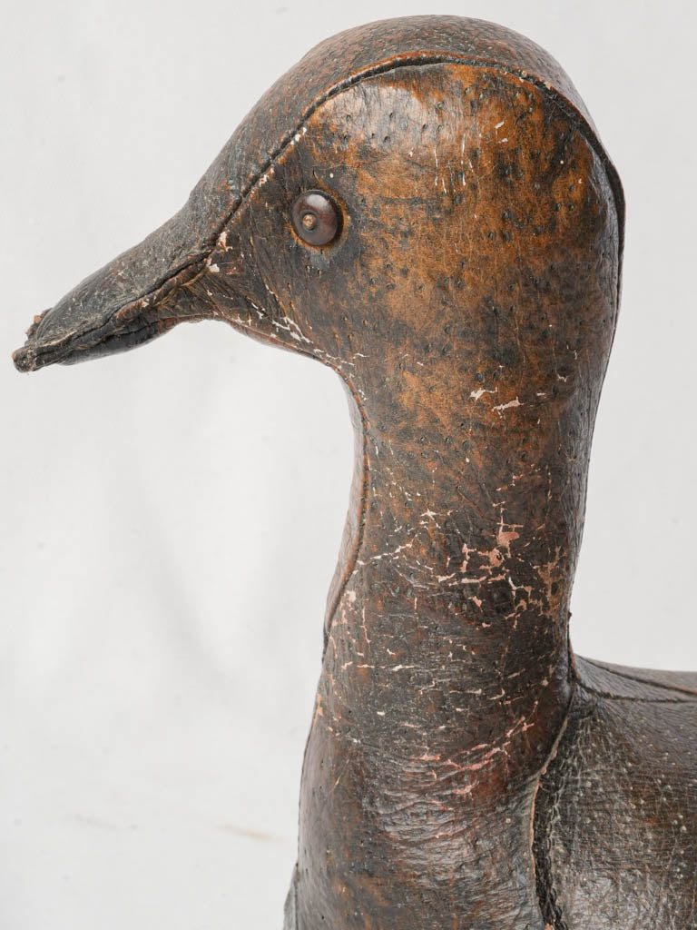 Whimsical English-style leather accent