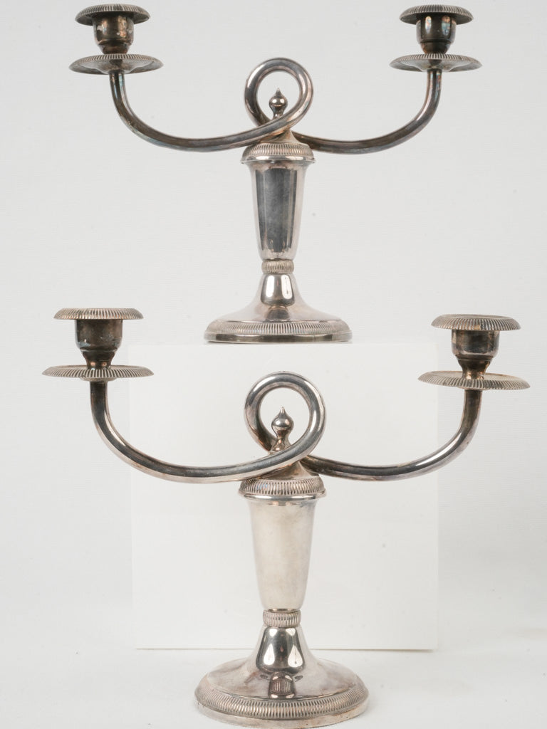 Antique sophisticated candelabra set