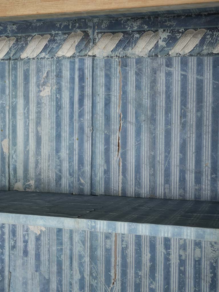Nostalgic blue interior hutch