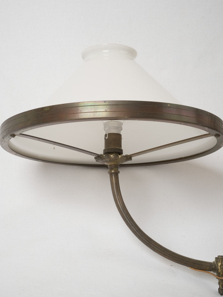 Elegant converted gas-lit French chandelier