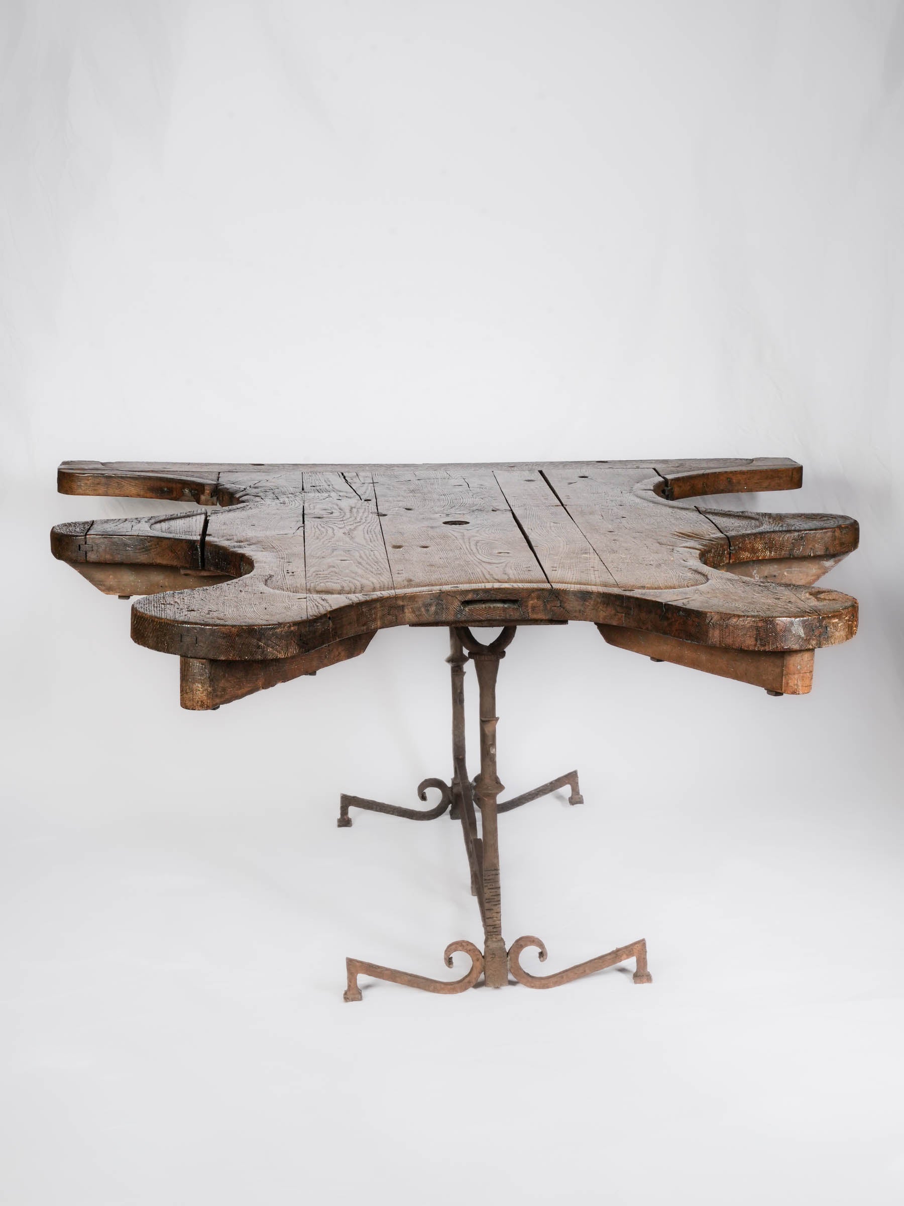 Converted Jeweller's Workbench Table, 19th Century - 65¾"