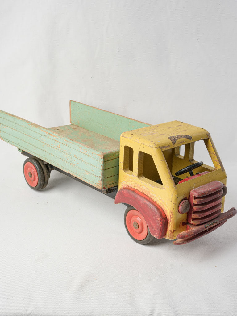 Colorful 1940s Danish toy truck  