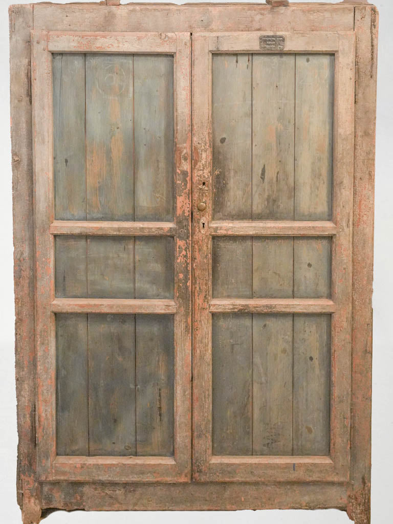 Charming worn vintage-style cabinet