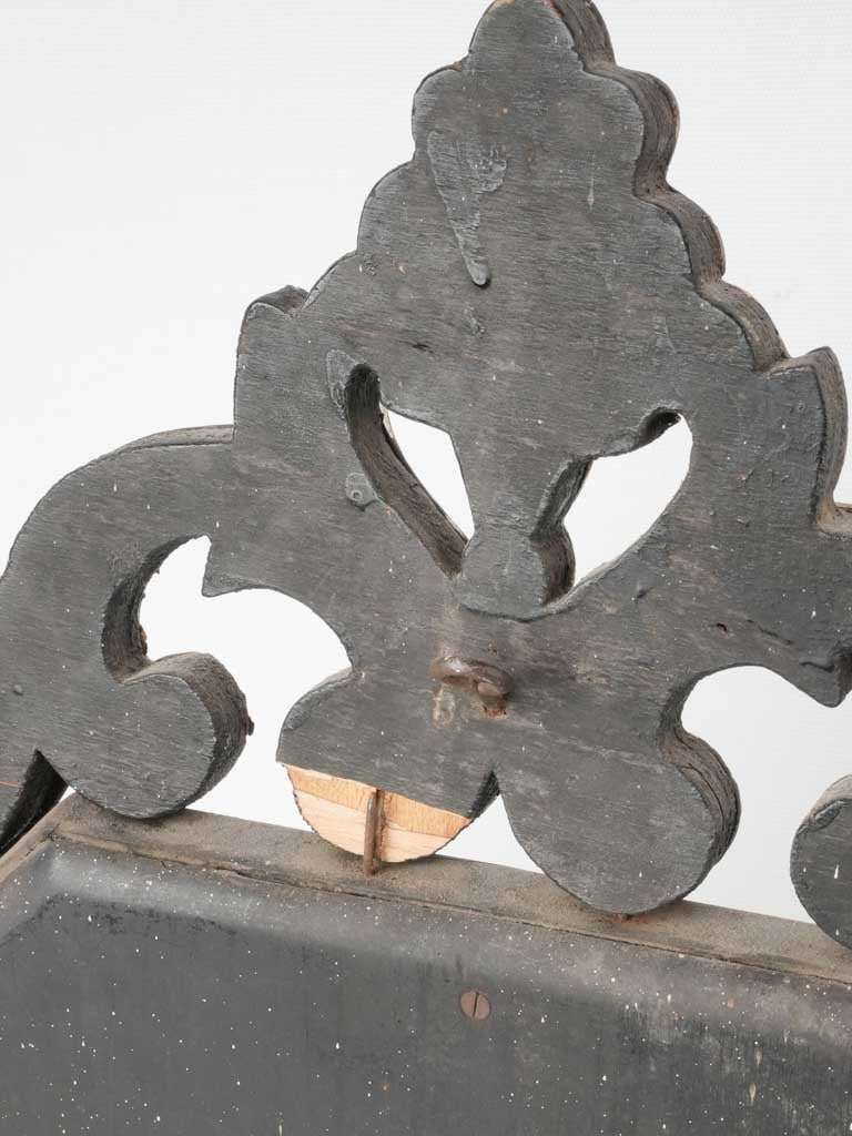Late 19th century Venetian vanity mirror 26" x 15¾"