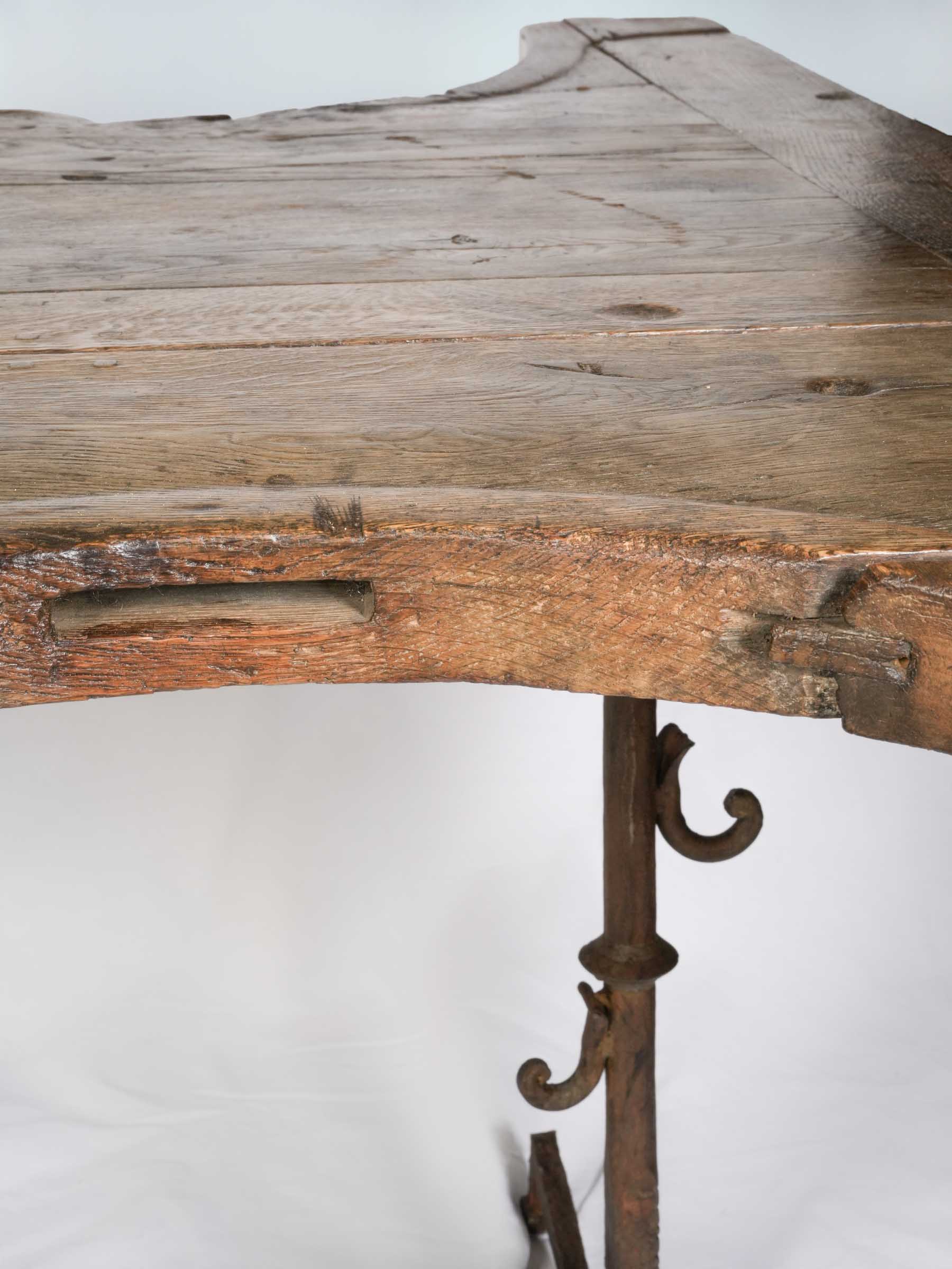 Converted Jeweller's Workbench Table, 19th Century - 65¾"
