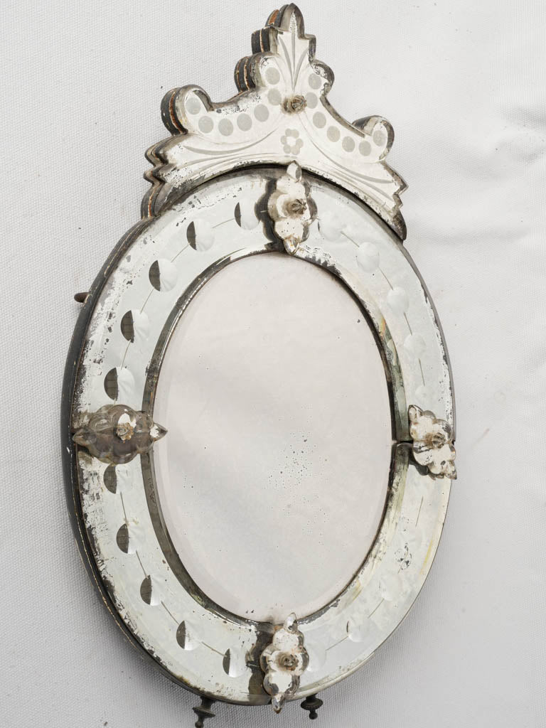 Petite Venetian vanity mirror