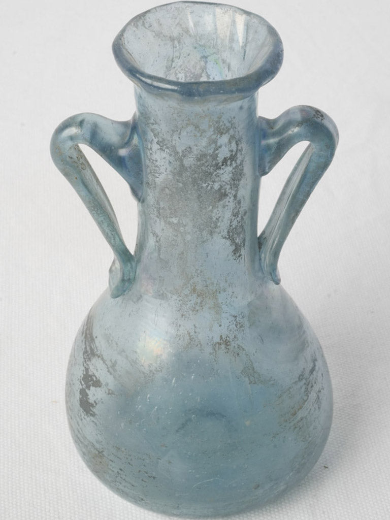 Mid-century decorative scavo glass piece
